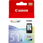 CANON INKJET 511 CL-511 2972B001 COLOR 9ml